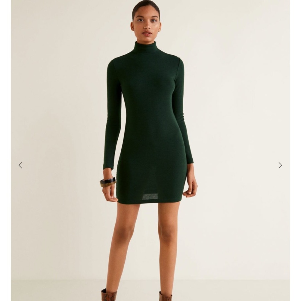 MANGO Mini sweater dress